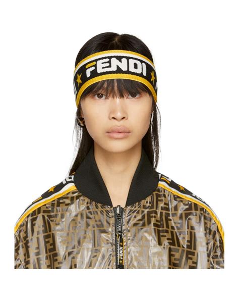 fendi black and white headband|fendi inspired headband.